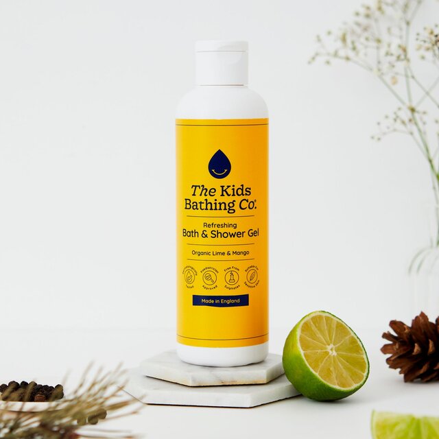 The Kids Bathing Co. Organic Lime & Mango Refreshing Bath & Shower Gel thumbnail 2
