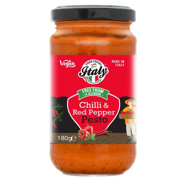 Free From Italy Chilli & Red Pepper Pesto thumbnail 2