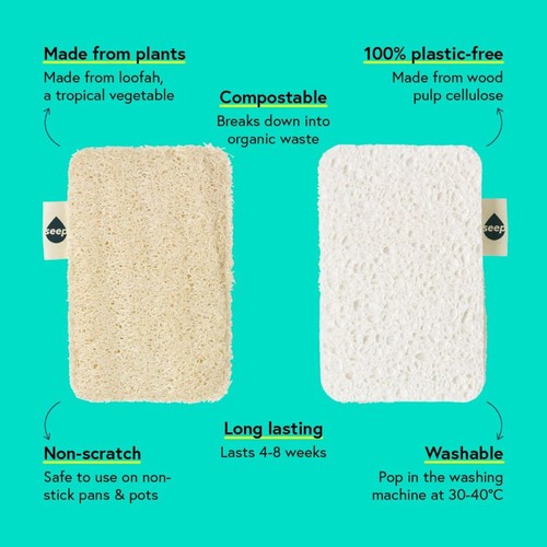 Seep Sponge Scourer Plastic Free thumbnail 4