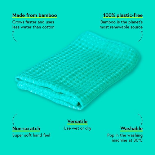 Seep Bamboo All Purpose Cloth Plastic Free thumbnail 3
