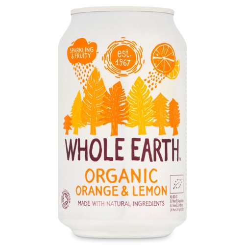 Whole Earth Organic Sparkling Orange & Lemon thumbnail 2