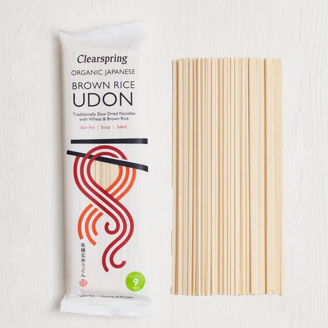 Clearspring Organic Japanese Brown Rice Udon Noodles thumbnail 4