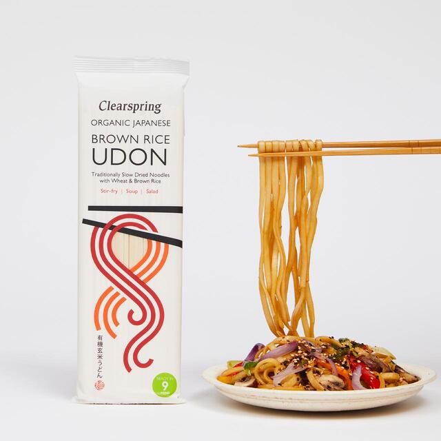 Clearspring Organic Japanese Brown Rice Udon Noodles thumbnail 6