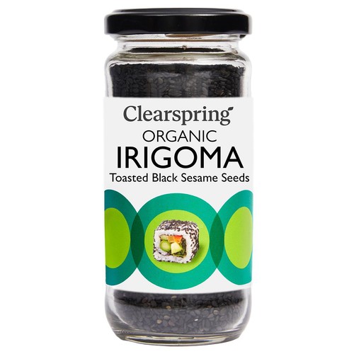 Clearspring Organic Irigoma Toasted Black Sesame Seeds