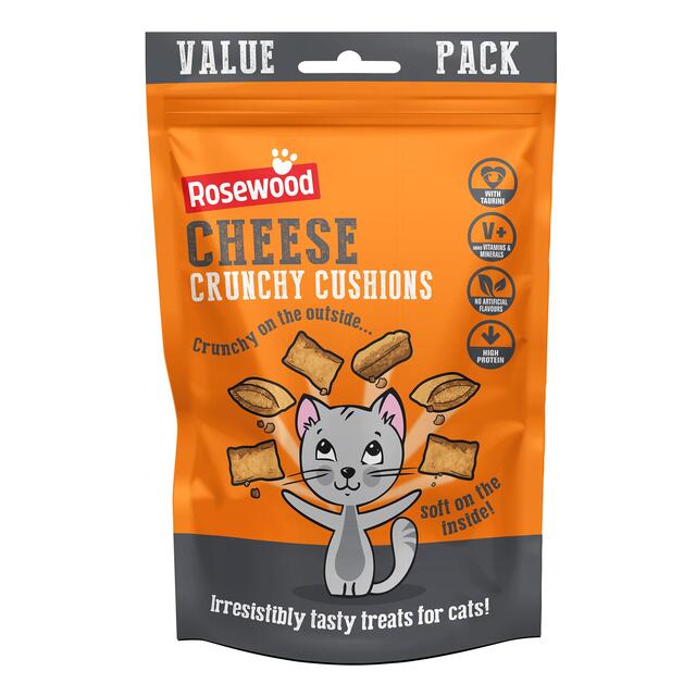 Rosewood Crunchy Cheese Cat Cushions Value Pack