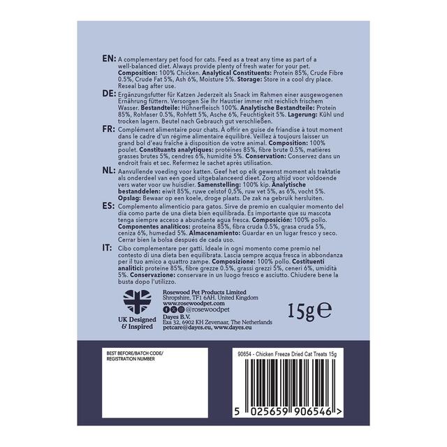 Rosewood Chicken Freeze Dried Cat Treats thumbnail 2