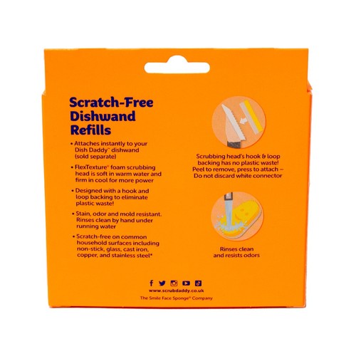 Scrub Daddy Dishwand Refill Head Yellow thumbnail 2