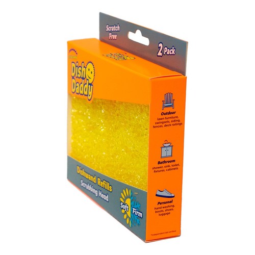 Scrub Daddy Dishwand Refill Head Yellow thumbnail 4