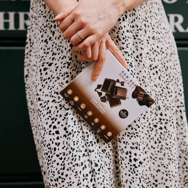 Snacksy Raw, Vegan, Alternative Chocolate Bar - Signature Dark thumbnail 5