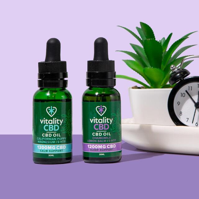 Vitality CBD Sleep Support Oil 1200mg, Dual applicator thumbnail 7