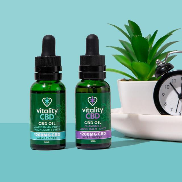 Vitality CBD Calm Support Oil 1200mg,  Dual applicator thumbnail 7
