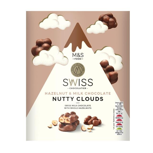 M&S Swiss Hazelnut & Milk Chocolate Nutty Clouds
