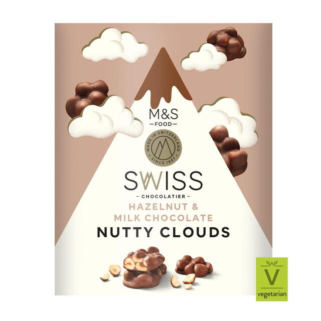 M&S Swiss Hazelnut & Milk Chocolate Nutty Clouds thumbnail 2
