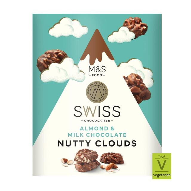 M&S Swiss Almond & Milk Chocolate Nutty Clouds thumbnail 2