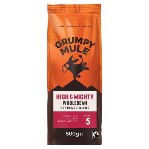 Grumpy Mule High & Mighty Espresso Blend Coffee Beans