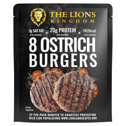 The Lions Kingdom Ostrich Burgers