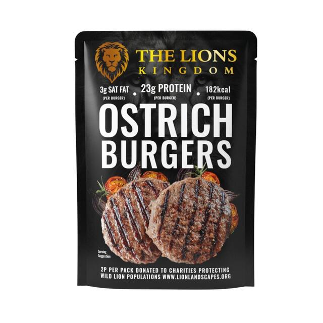 The Lions Kingdom Ostrich Burgers