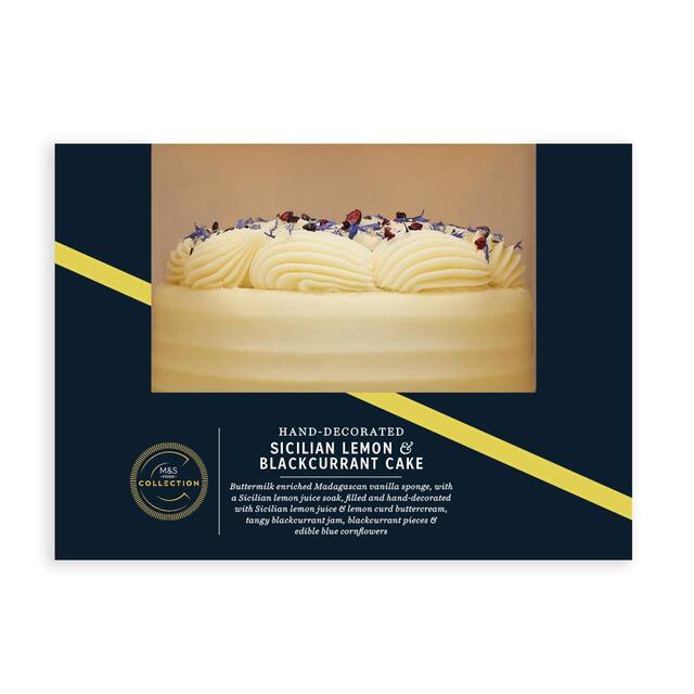 M&S Collection Sicilian Lemon & Blackcurrant Cake thumbnail 2