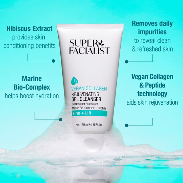 Super Facialist Vegan Collagen Brightening Gel Cleanser thumbnail 3