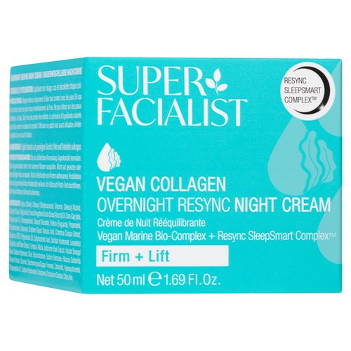 Super Facialist Vegan Collagen SleepSmart Overnight Resync Night Cream  thumbnail 2