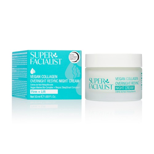 Super Facialist Vegan Collagen SleepSmart Overnight Resync Night Cream  thumbnail 4