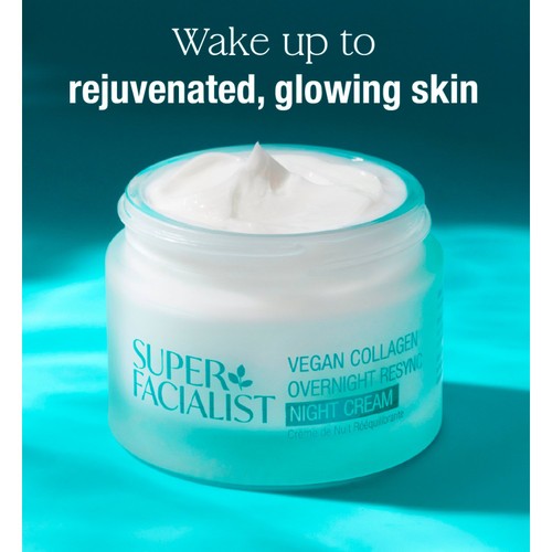 Super Facialist Vegan Collagen SleepSmart Overnight Resync Night Cream  thumbnail 5