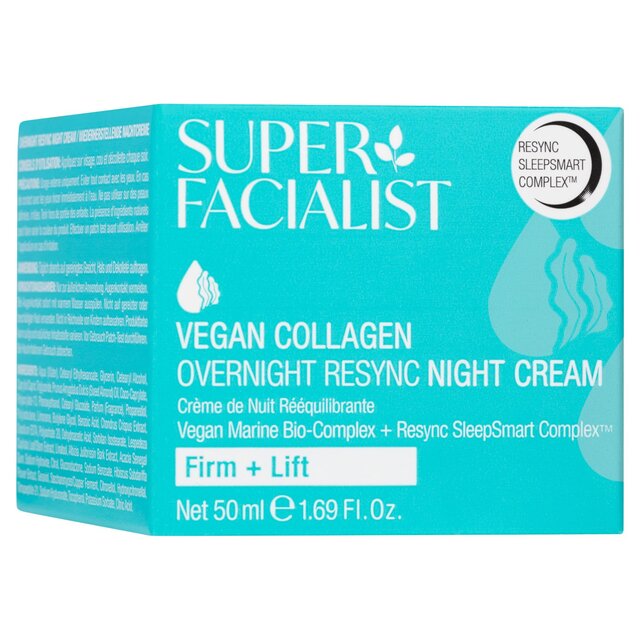 Super Facialist Vegan Collagen SleepSmart Overnight Resync Night Cream thumbnail 2