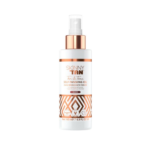 Skinny Tan Tan & Tone Self -Tanning Oil Dark