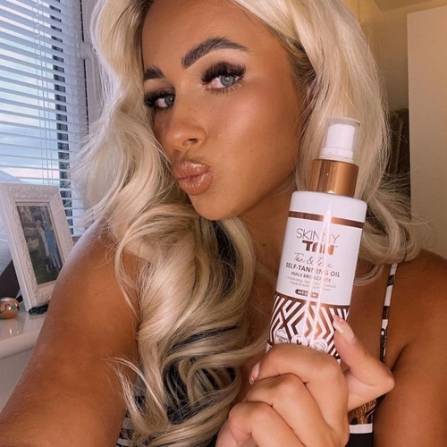 Skinny Tan Tan & Tone Self -Tanning Oil Dark  thumbnail 3