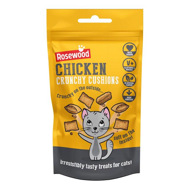 Crunchy Chicken Cushions For Cats