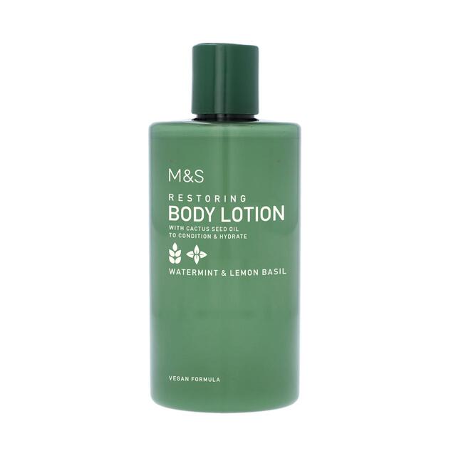 M&S Restoring Body Lotion Watermint & Lemon Basil thumbnail 2