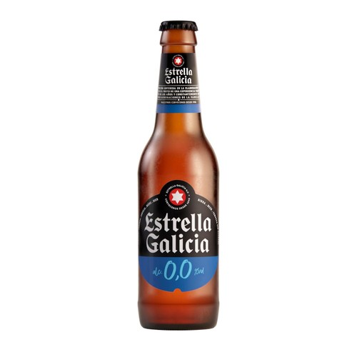 Estrella Galicia 0.0% Spanish Lager 12 x 330ml beer bottles thumbnail 2