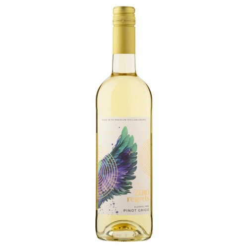 Zero Regrets Pinot Grigio 0% Alcohol Free
