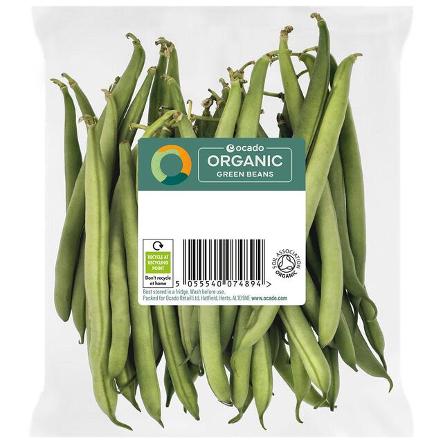 Ocado Organic Green Beans thumbnail 2