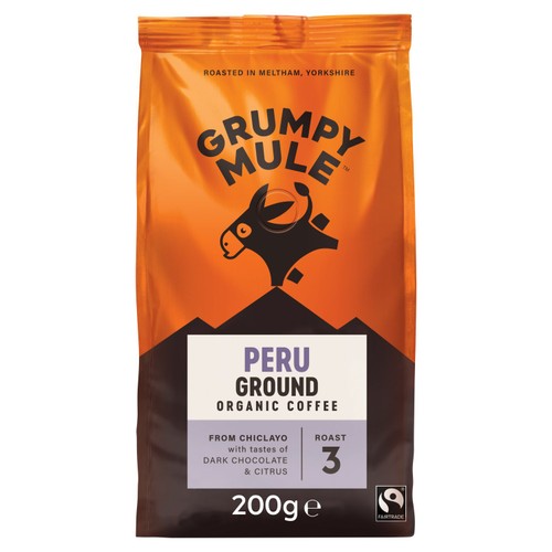 Grumpy Mule Organic Peru Ground Coffee