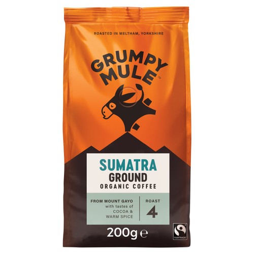 Grumpy Mule Organic Sumatra Ground Coffee