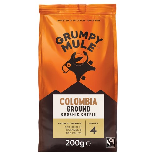 Grumpy Mule Organic Colombia Ground Coffee
