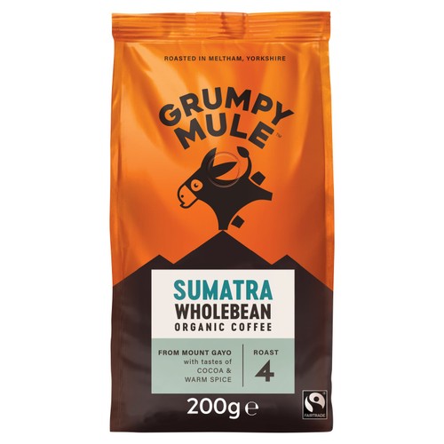Grumpy Mule Organic Sumatra Coffee Beans