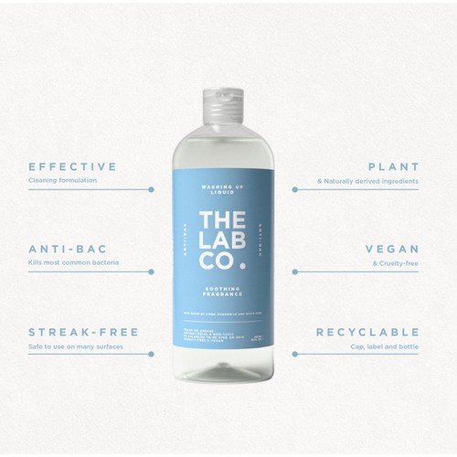 The Lab Co. Soothing Washing Up Liquid thumbnail 6