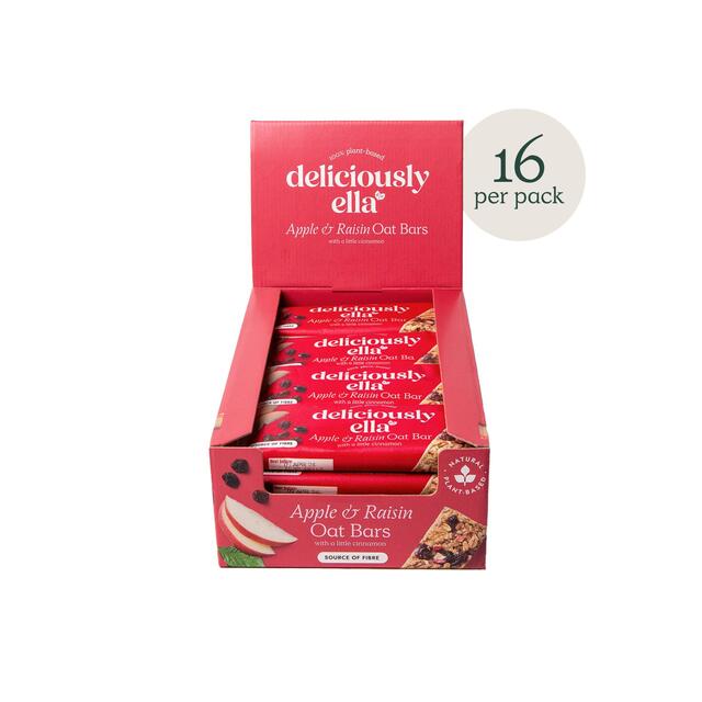 Deliciously Ella Apple, Raisin & Cinnamon Oat Bar case