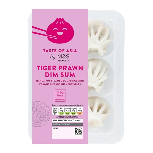 M&S 6 Steamed Prawn Dim Sum thumbnail 2