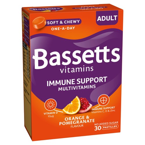 Bassetts Vitamins Adult Immune Support Orange & Pomegranate thumbnail 2