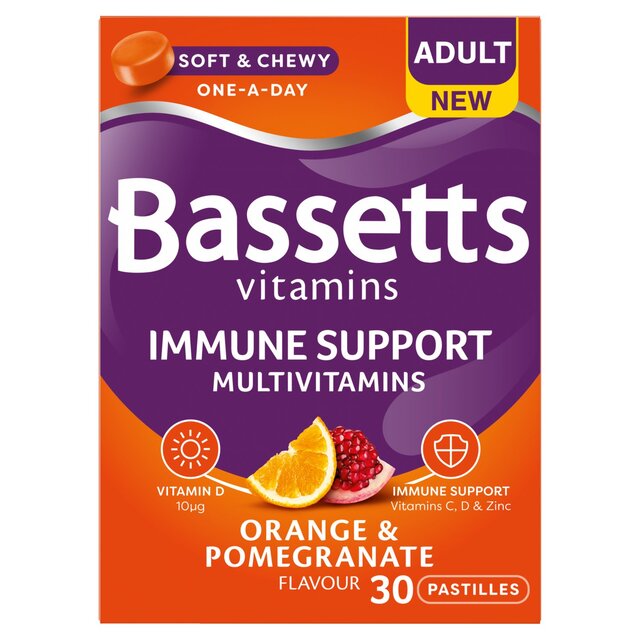Bassetts Vitamins Adult Immune Support Orange & Pomegranate