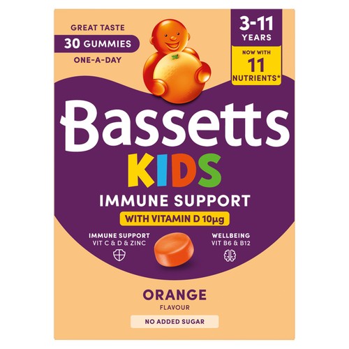 Bassetts Vitamins Immune Support Orange 3-11 years
