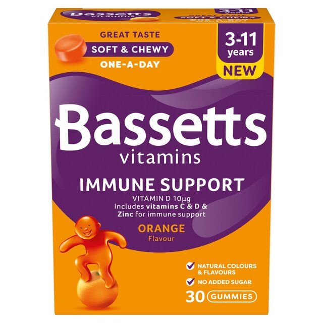 Bassetts Vitamins Immune Support Orange 3-11 years
