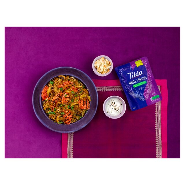 Tilda Microwave White & Brown Basmati Rice thumbnail 2