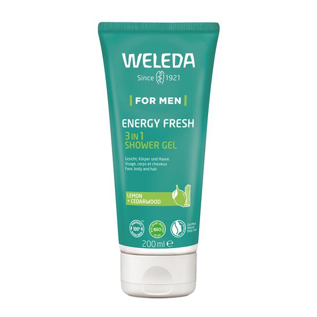 Weleda Men's Energy Fresh 3 in 1 Shower Gel