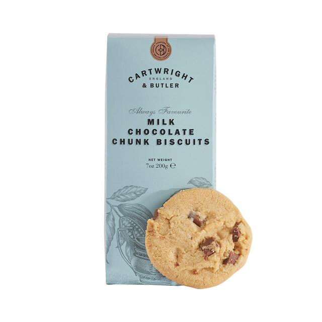 Cartwright & Butler Milk Chocolate Chunk Biscuits in Carton thumbnail 2