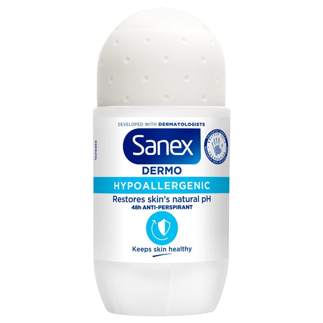 Sanex Dermo Hypoallergenic 48h Roll On Antiperspirant Deodorant thumbnail 2