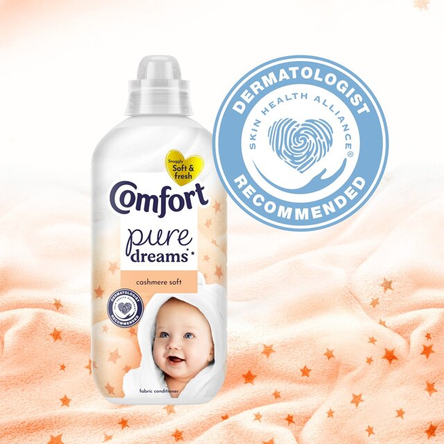 Comfort Pure Dreams Cashmere Soft Sensitive Fabric Conditioner thumbnail 4